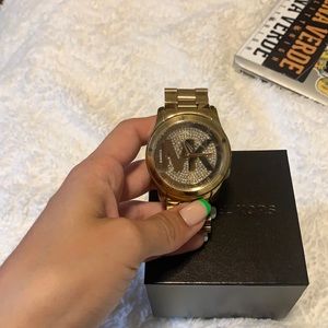 Gold Michael Kors watch